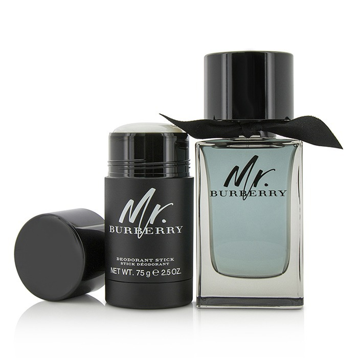 Burberry Coffret Mr. Burberry - EDT Eau de Toilette 100ml pour Homme 3.3 oz Déodorant Stick 2.5 oz La Miss Beauty