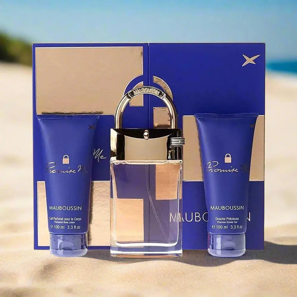 Mauboussin COFFRET Promise Me Gel Douche, Lait du Corps Femme Édition limitée Lamiss Beauty